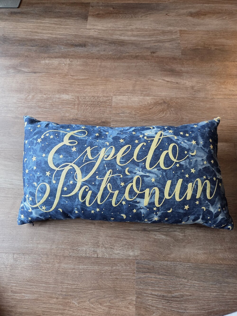 Pottery Barn Harry Potter Expecto Patronum Throw Pillow, Stars and Tassel